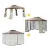 图片 10ft x 10ft Awning Terrace Screwless Structure Canopy Tent