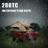 图片 The rooftop tent comes with 280TC 2000 waterproof plaid and is used as a camping essentials mobile home