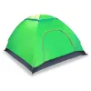图片 4 person camping waterproof tent pop-up tent instant set up tent with 2 mosquito net doors tote bag folding for 4 seasons