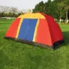 图片 Bosonshop outdoor 8 person camping tent is easy to set up a party large tent for travel hiking with carrying bag; blue