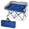 图片 Folding camping chair with bag and padded backrest