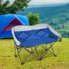图片 Folding camping chair with bag and padded backrest