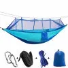 图片 Camping hammock with mosquito net ultra-lightweight portable nylon outdoor windproof mosquito swing sleeping hammock