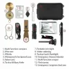 图片 14-in-1 Outdoor Emergency Life Saving Gear Kit Camping Tactical Tools SOS EDC Case