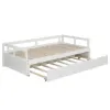 图片 Extending Daybed with Trundle, Wooden Daybed with Trundle