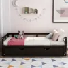 图片 Extending Daybed with Trundle, Wooden Daybed with Trundle