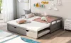 图片 Extending Daybed with Trundle, Wooden Daybed with Trundle