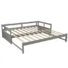图片 Extending Daybed with Trundle, Wooden Daybed with Trundle