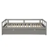 图片 Extending Daybed with Trundle, Wooden Daybed with Trundle