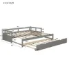 图片 Extending Daybed with Trundle, Wooden Daybed with Trundle